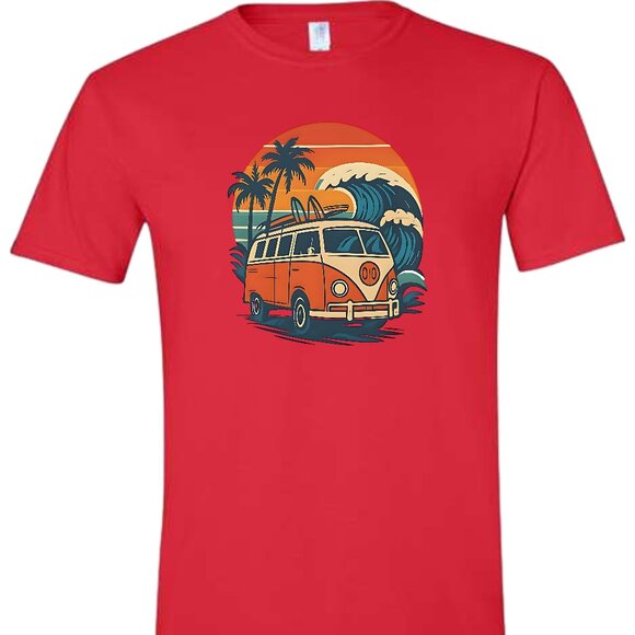 On The Way To Surf In Van T-Shirt - Picture 4 of 5